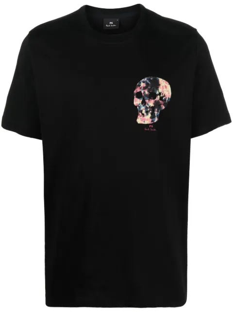 PS Paul Smith skull-print detail T-shirt