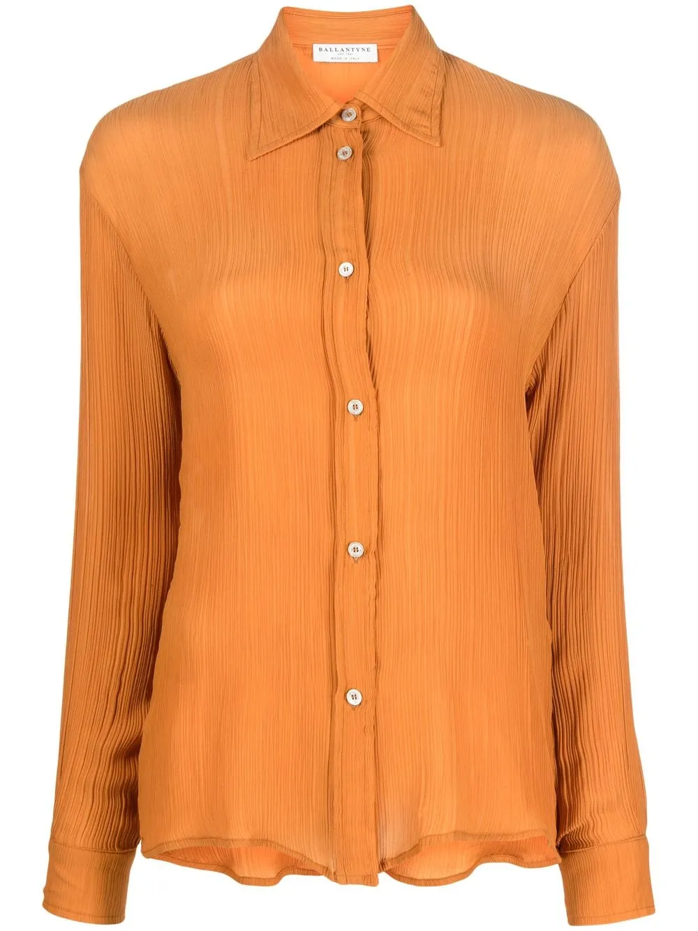 

Ballantyne camisa texturizada en crepé - Naranja