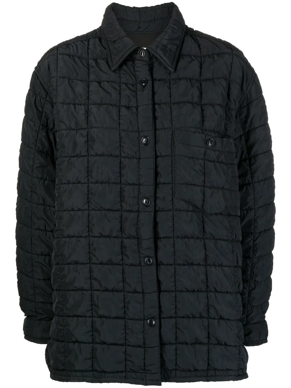 

YMC Mitchum quilted shirt jacket - Black