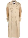 Junya Watanabe MAN x Carharrt panelled trench coat - Neutrals