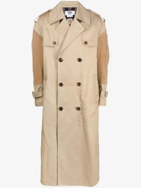 Junya Watanabe MAN x Carharrt panelled trench coat