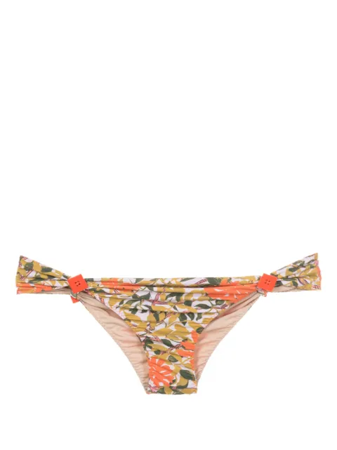 Clube Bossa Rings floral-print bikini bottoms
