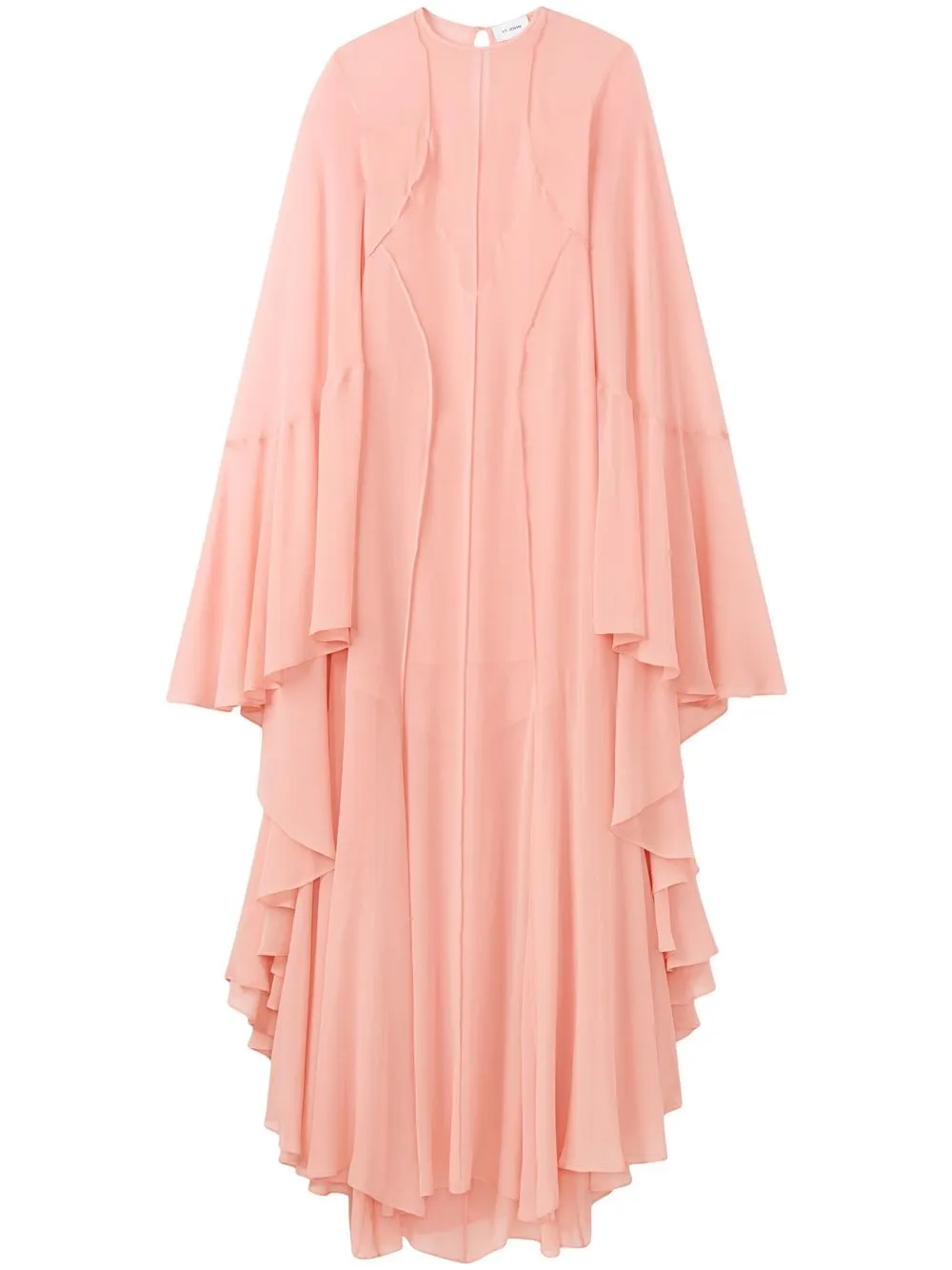 

St. John draped floor-length gown - Pink