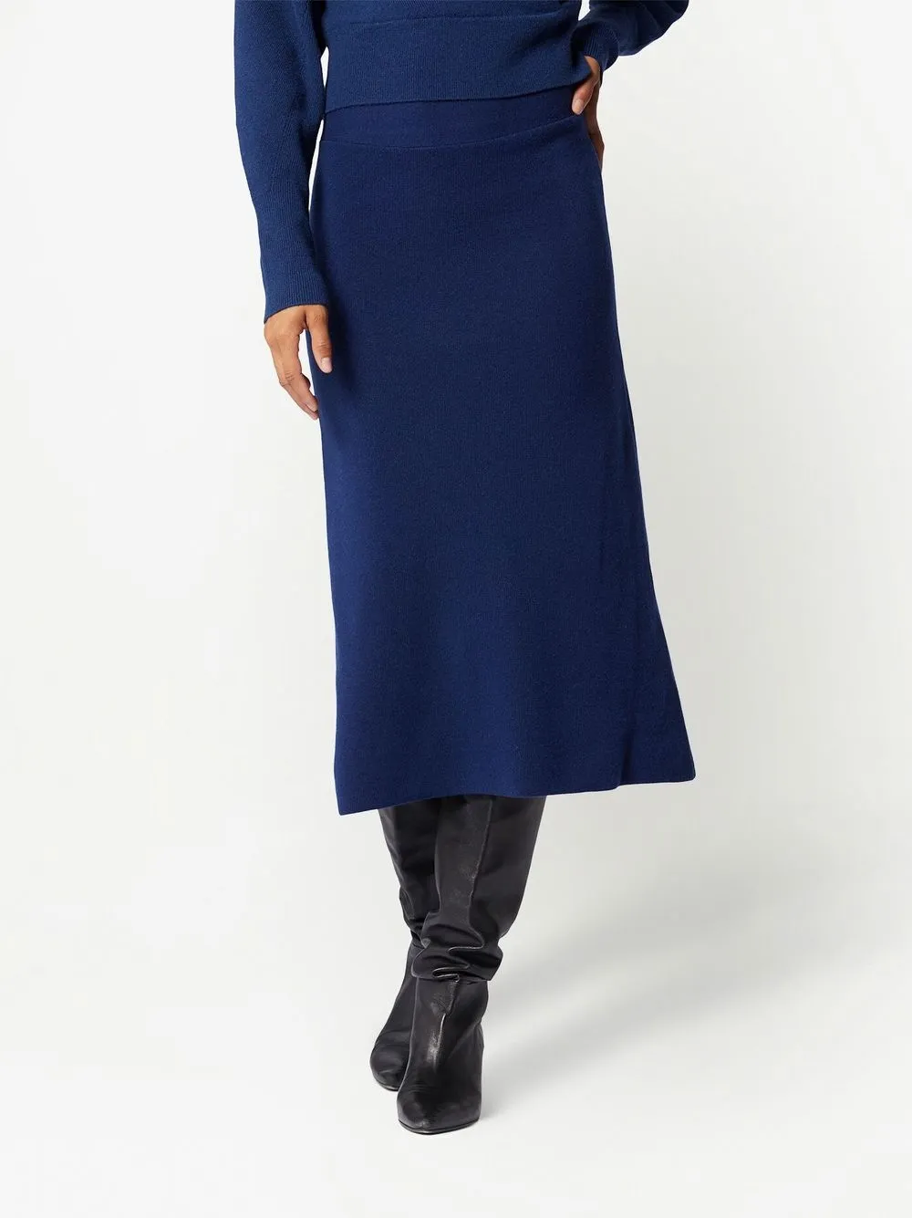 Knitted midi new arrivals a-line skirt