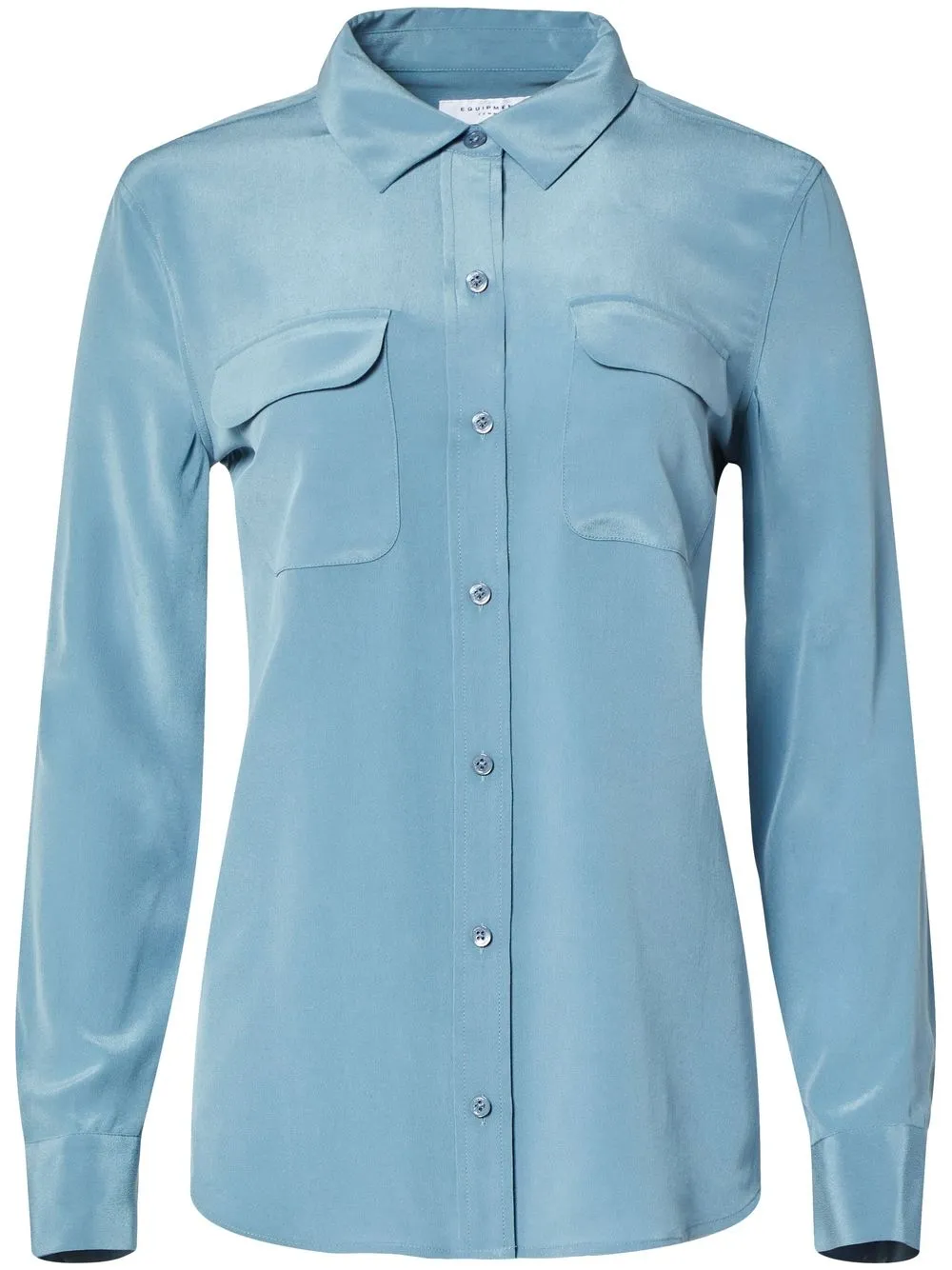 

Equipment silk slim-cut blouse - Blue