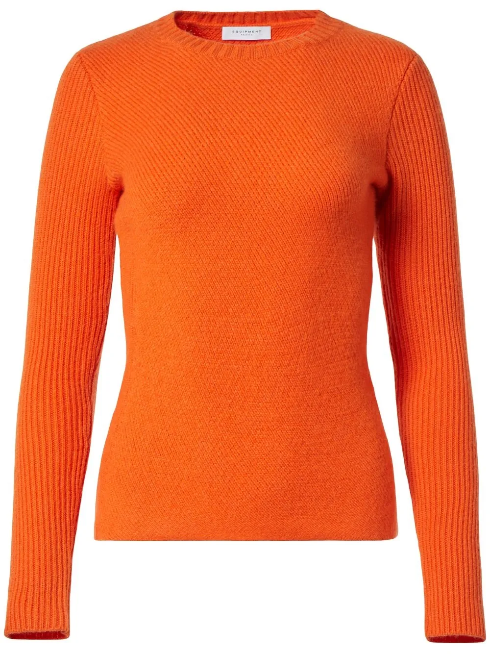 Equipment Ville ribbed-knit jumper - Orange