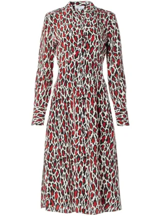 Equipment leopard dress clearance