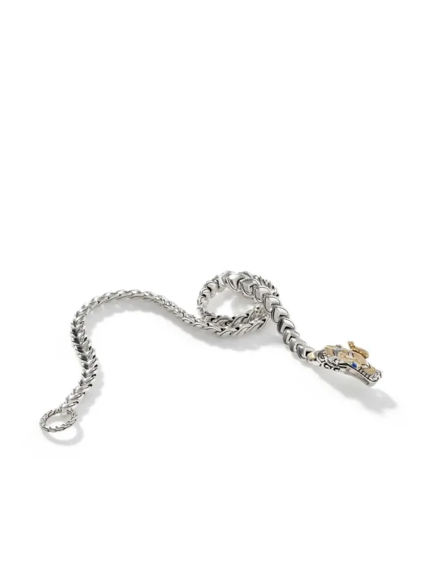 John Hardy Legends Naga 7mm Sapphire Double Wrap Bracelet Farfetch