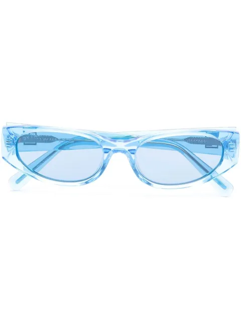 BY FAR Rodeo transparent-frame design sunglasses