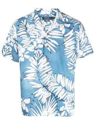 Polo Ralph Lauren leaf-print short-sleeve Shirt - Farfetch