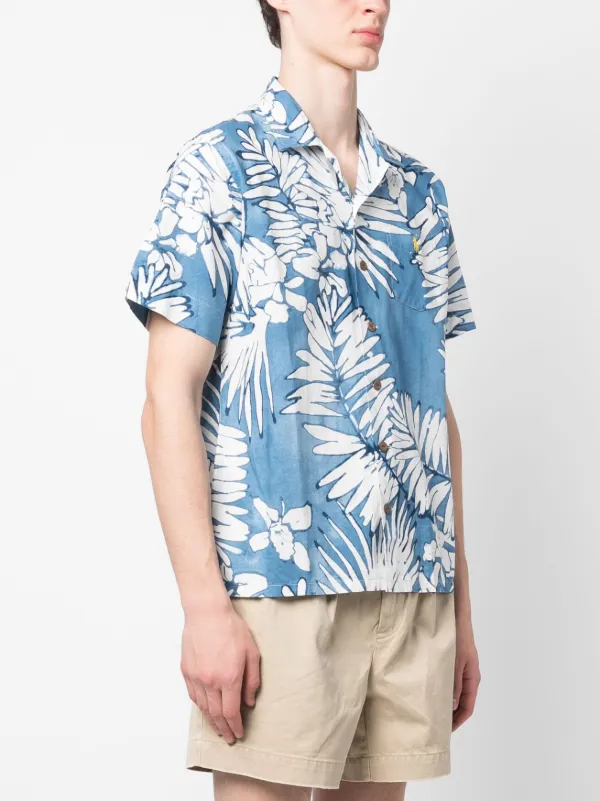 Polo Ralph Lauren leaf-print short-sleeve Shirt - Farfetch