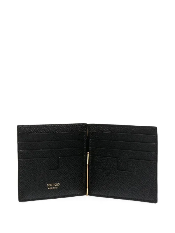 TOM FORD Hinged Leather Bifold Wallet - Farfetch