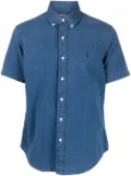 Polo Ralph Lauren short-sleeved cotton shirt - Blue