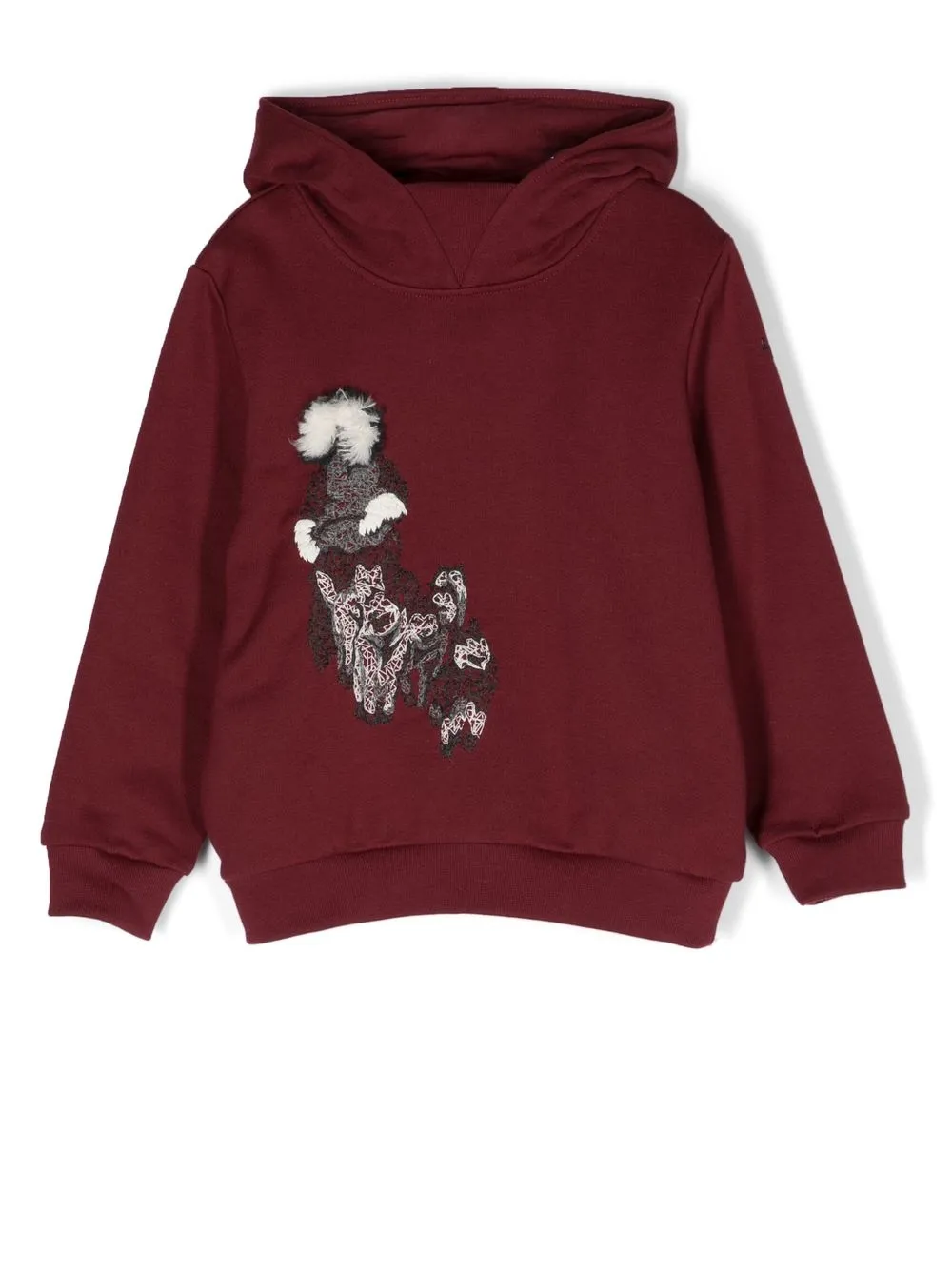 

Il Gufo hoodie con bordado gráfico - Rojo