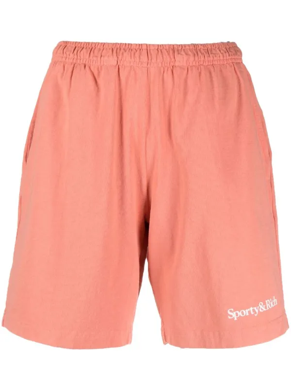 ショートパンツ Sporty & Rich Salmon pink stretch cotton shorts Sporty & Rich Shorts for Women | Online Sale up to 46% off