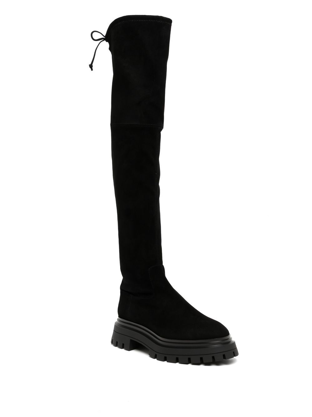 Image 2 of Stuart Weitzman tie-fastened thigh high boots