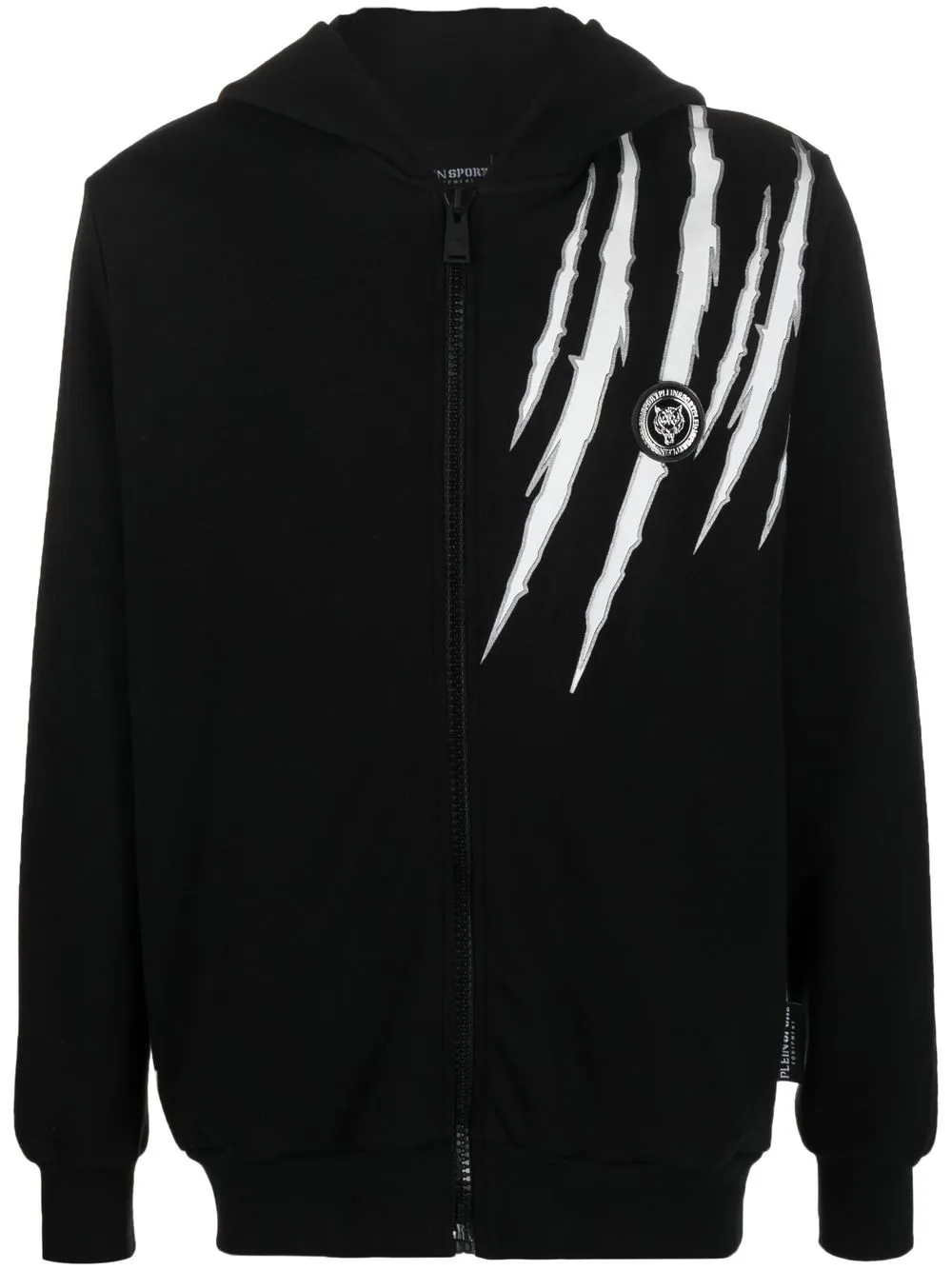 

Plein Sport logo-patch hoodie - Black