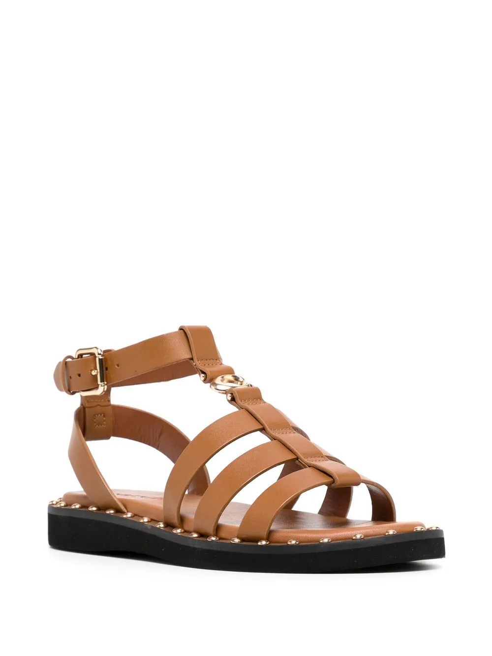 Coach Strappy Flat Sandals Farfetch