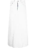 Maison Margiela high-waisted denim skirt - White