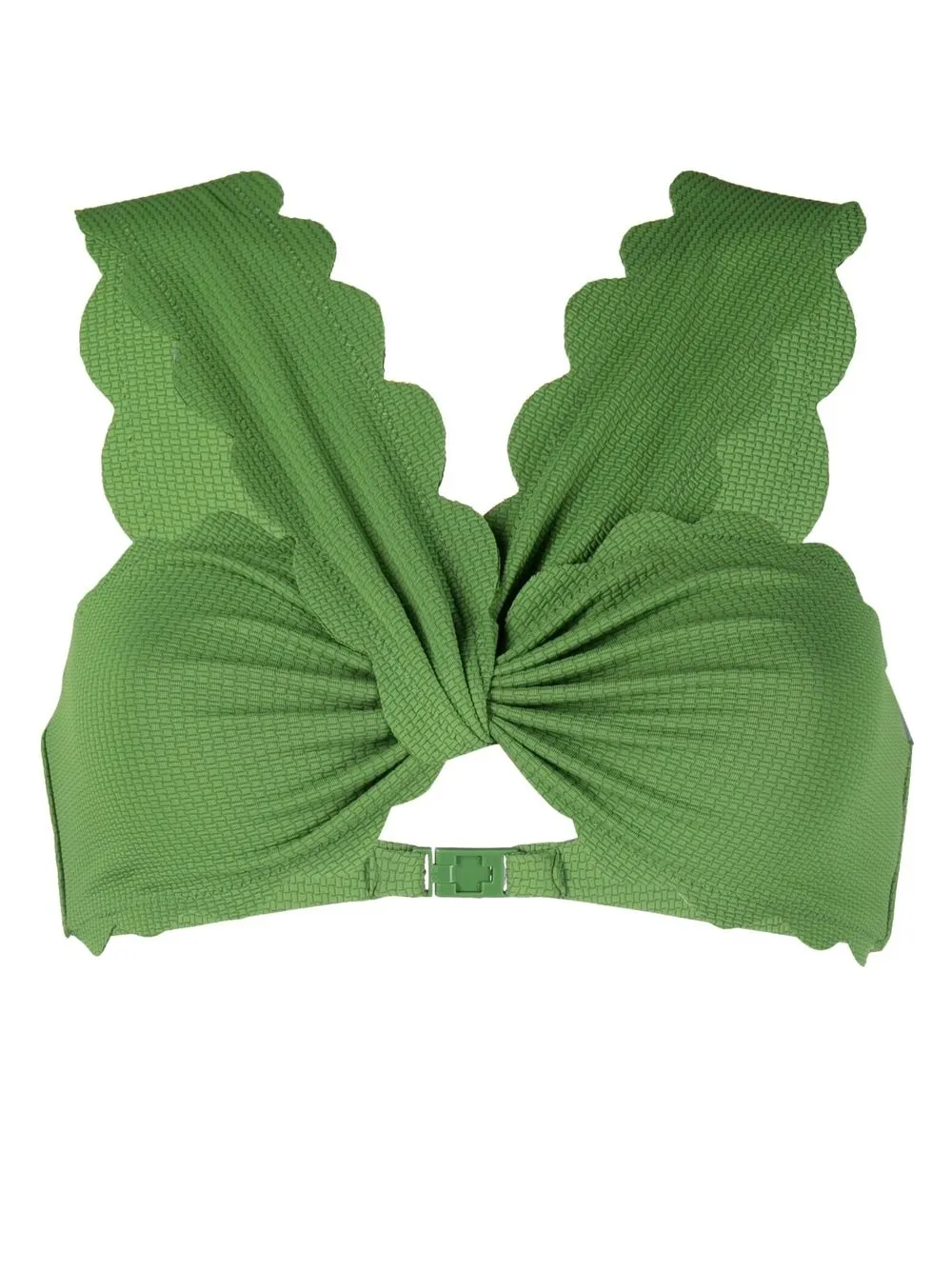 

Marysia East River scalloped bikini top - Green