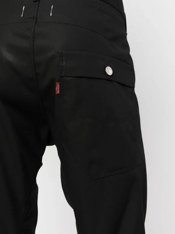 Junya Watanabe MAN ミッドライズ ストレートパンツ | ブラック