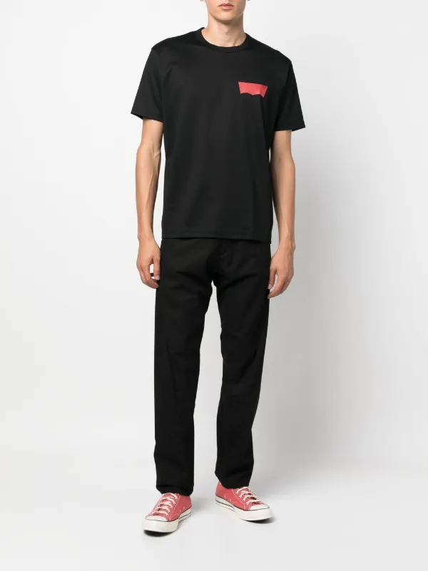 JUNYA WATANABE 黒カジュアルパンツ ストレートレッグ Junya Watanabe ストレート カーゴパンツ | ブラック | FARFETCH JP
