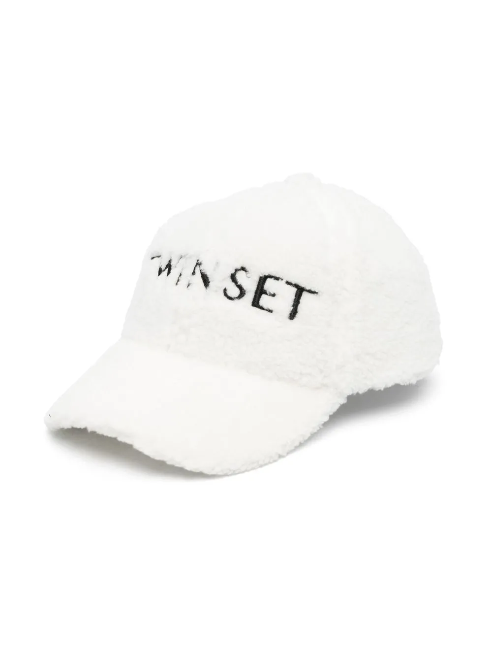 TWINSET Kids gorra con logo - Blanco