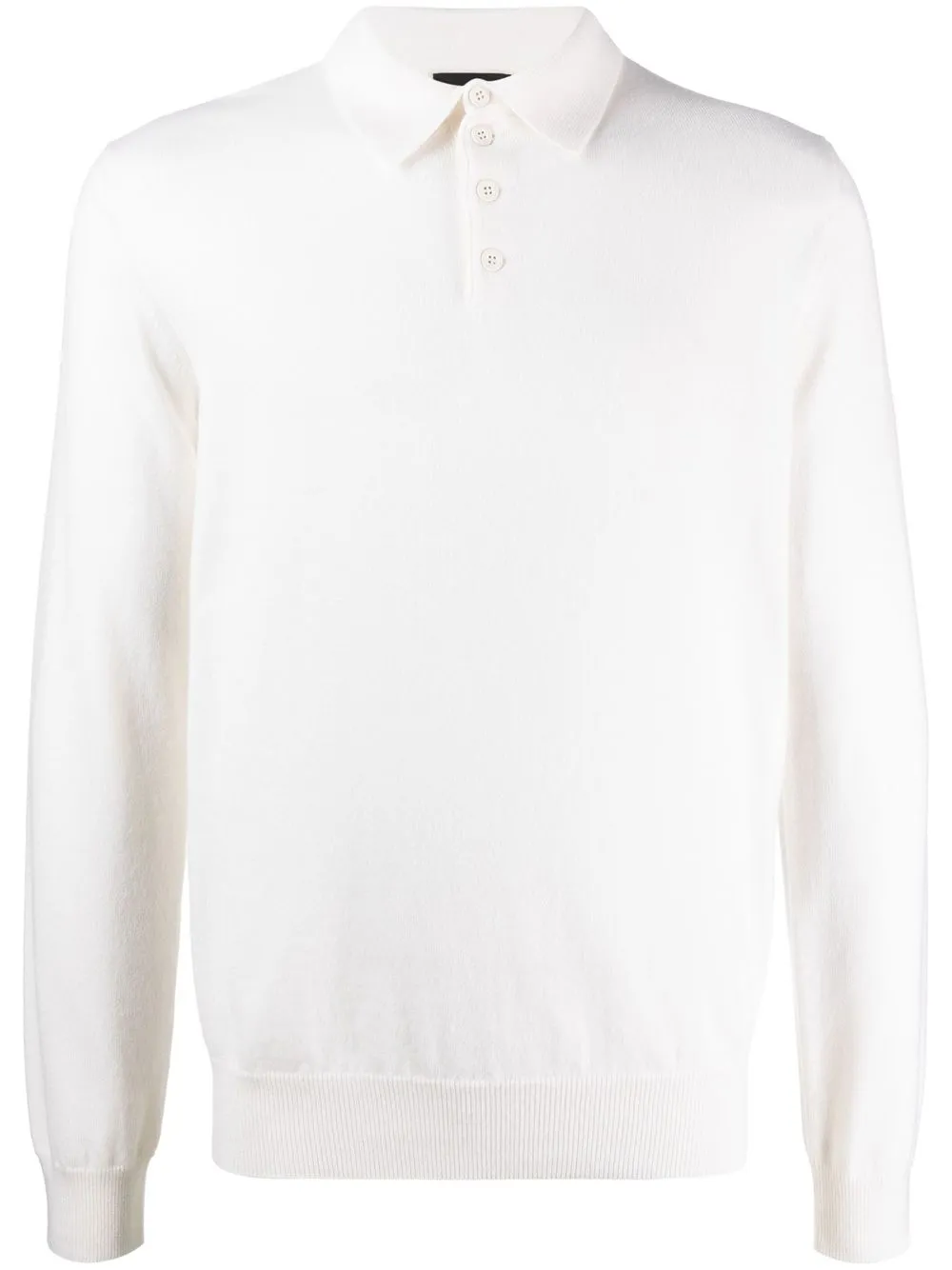 

Giorgio Armani polo-collar cashmere jumper - Neutrals