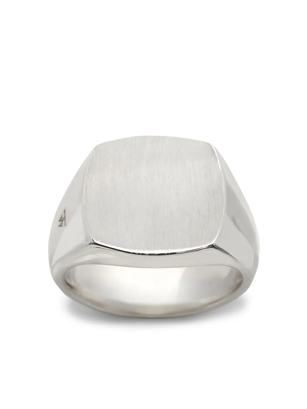 

Tom Wood anillo de sello Cushion en plata de ley - Plateado