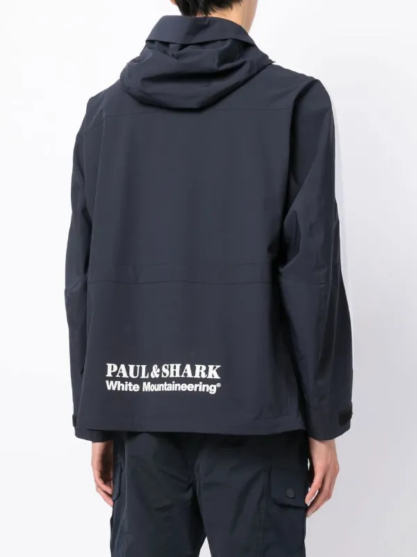 White Mountaineering マルチポケット フーデッドジャケット | ブルー 