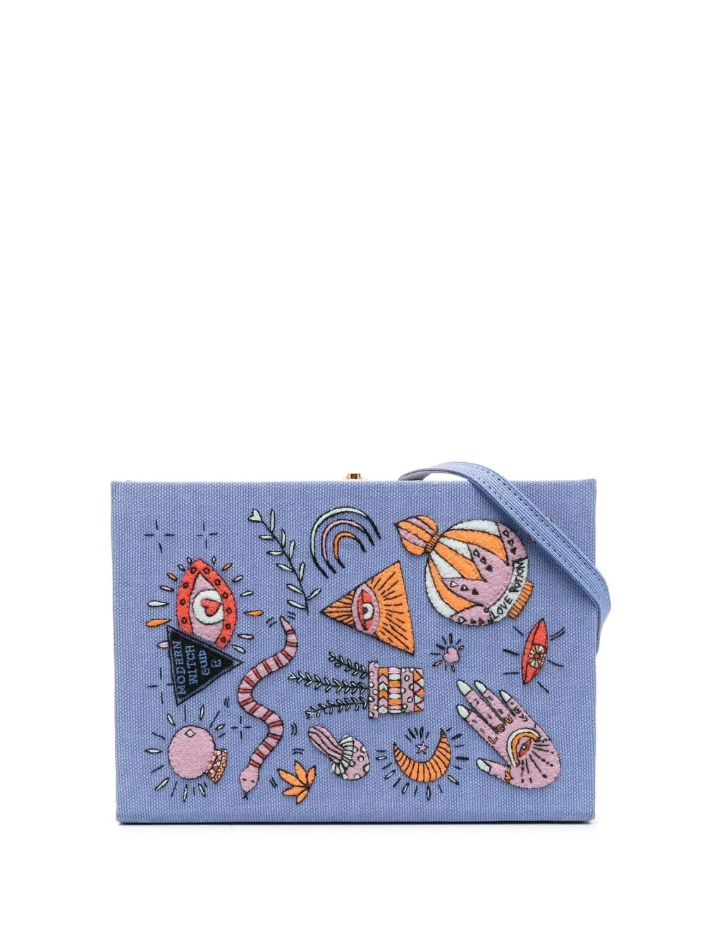 

Olympia Le-Tan bolsa crossbody Modern Witch - Azul