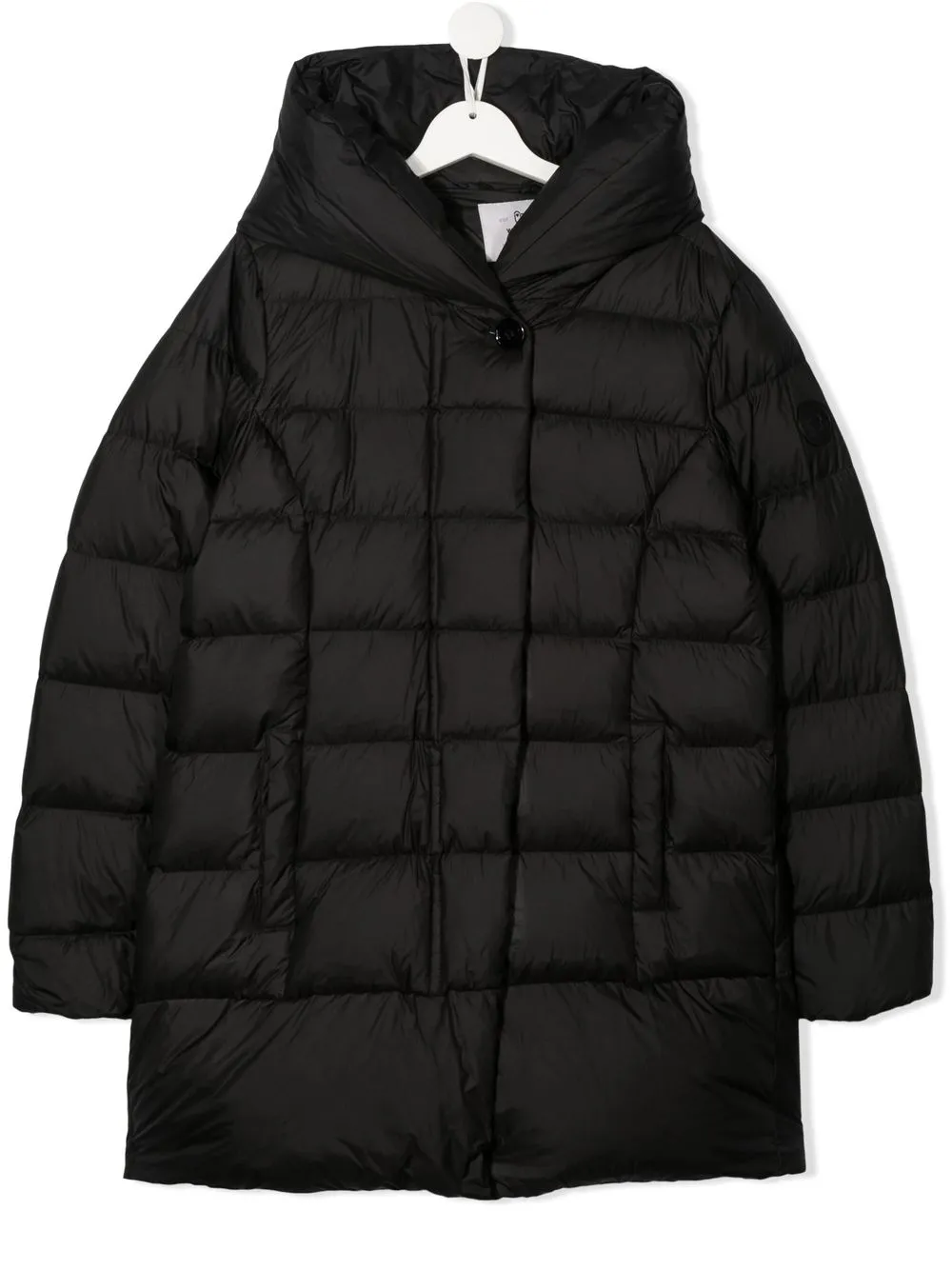 

Woolrich Kids chamarra capitonada con capucha - Negro