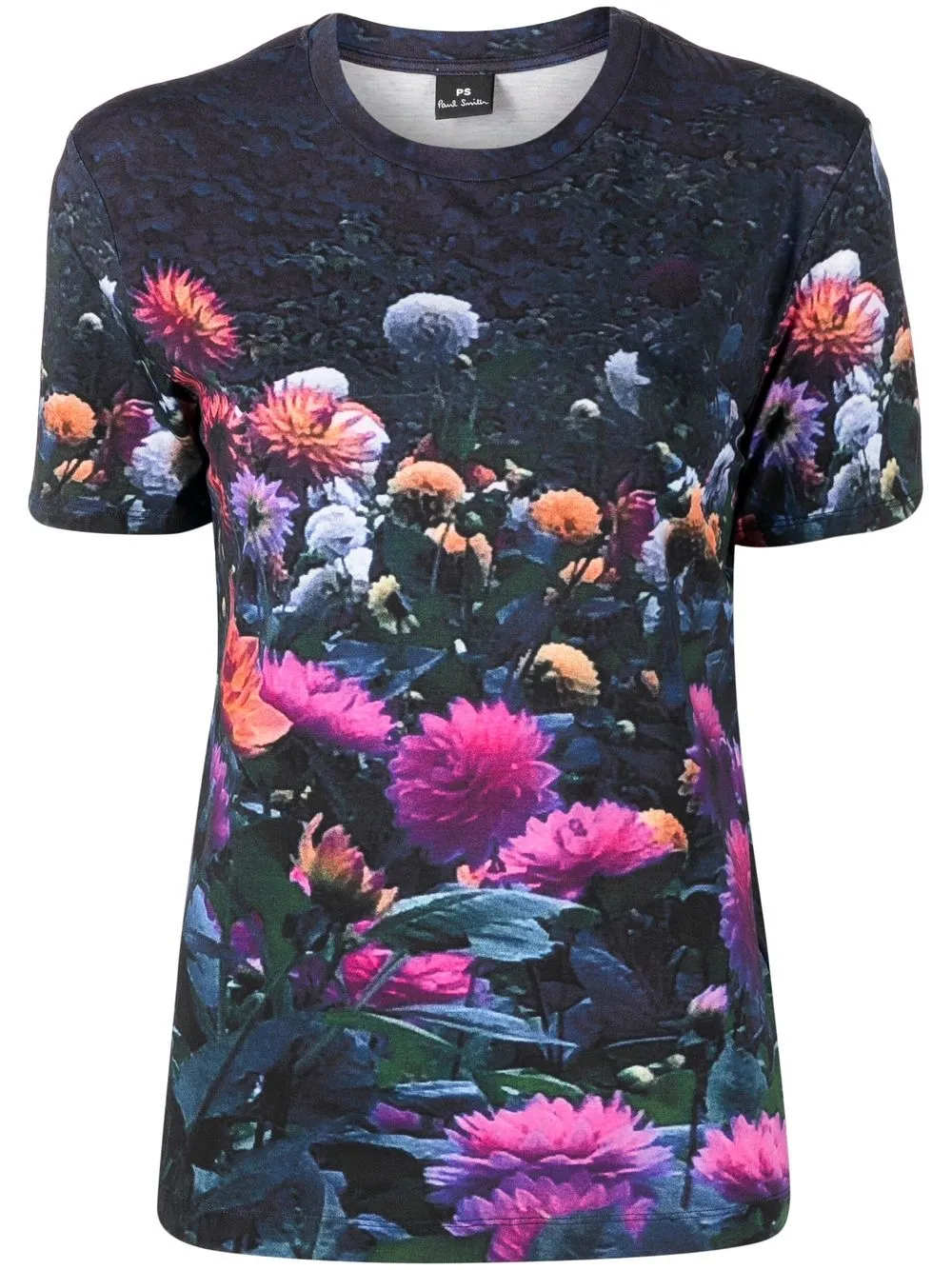

PS Paul Smith playera con estampado floral - Azul