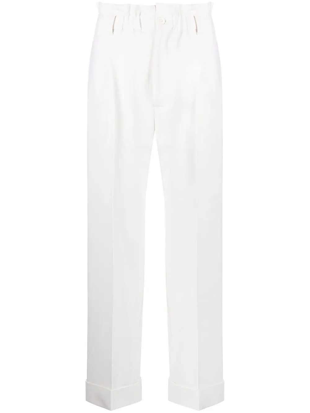 

P.A.R.O.S.H. pleated straight trousers - White