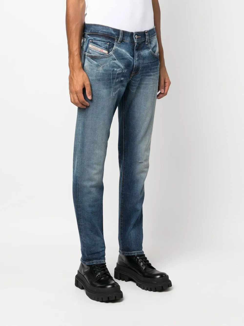  Diesel 2019 D Strukt Slim Fit Jeans   Blau 