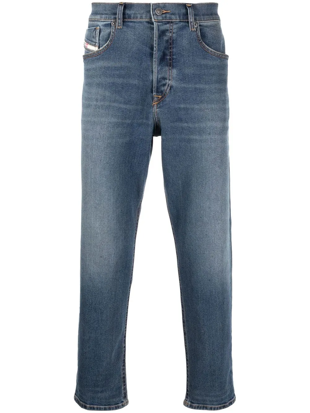 

Diesel slim-cut washed jeans - Blue