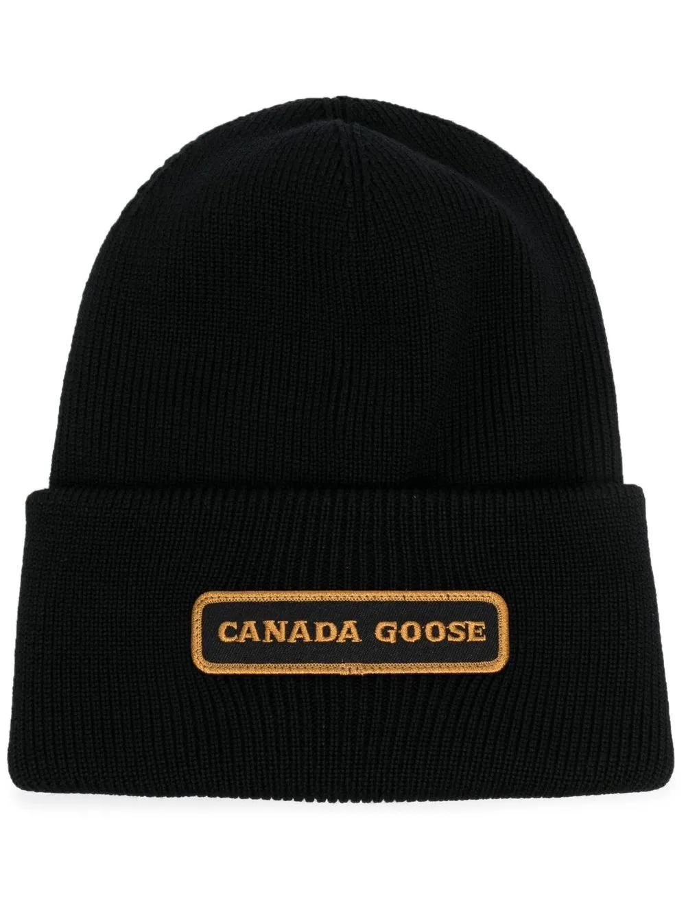 

Canada Goose gorro con parche del logo - Negro