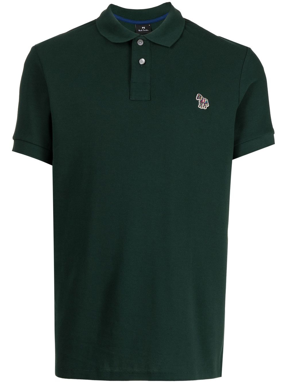 

PS Paul Smith playera tipo polo con parche del logo - Verde