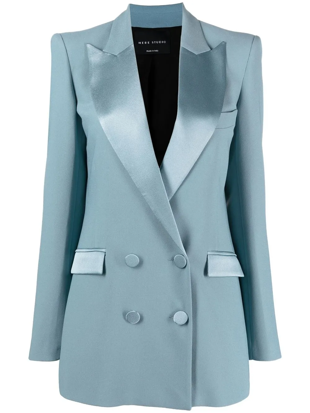 

Hebe Studio blazer de vestir con doble botonadura - Azul