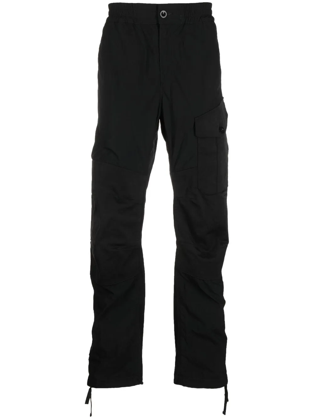 

Ten C elasticated-waist cargo trousers - Black