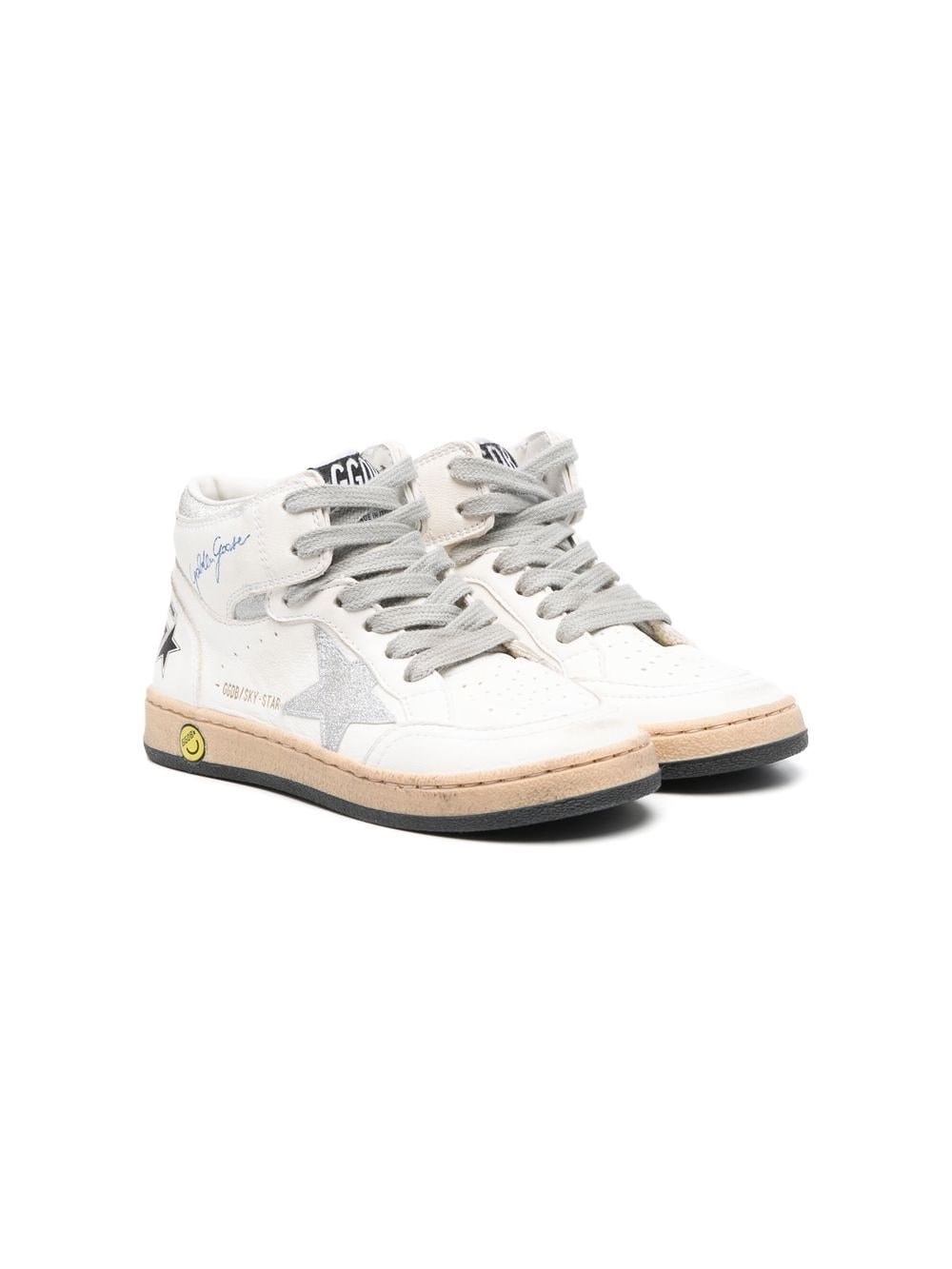 Image 1 of Golden Goose Kids high-top lace-up sneakers