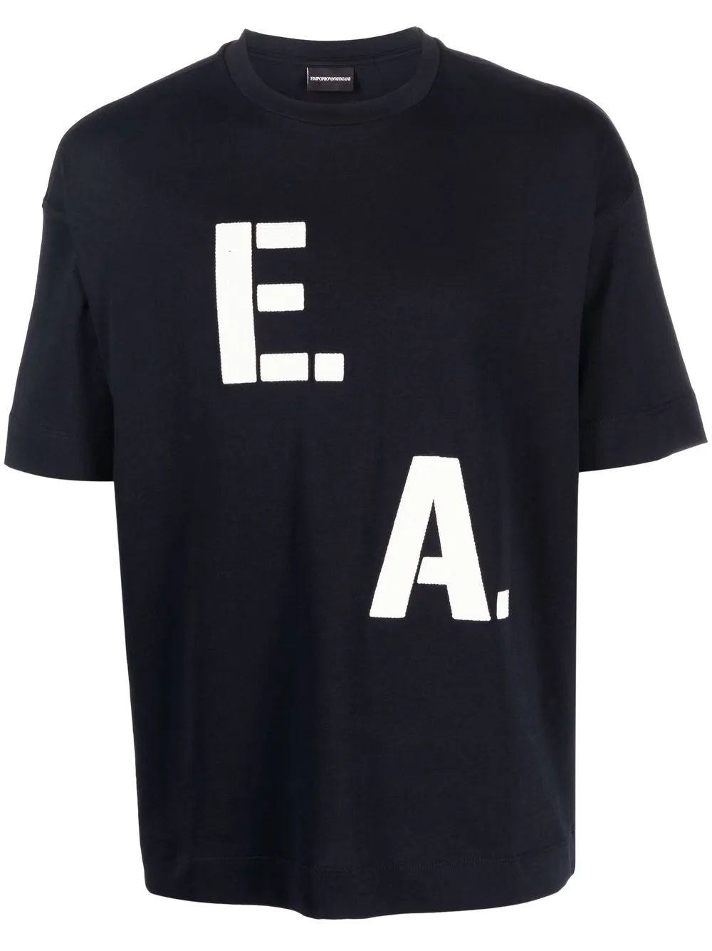 

Emporio Armani logo-print cotton T-shirt - Blue