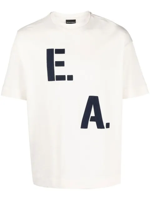 Emporio Armani logo-print cotton T-shirt