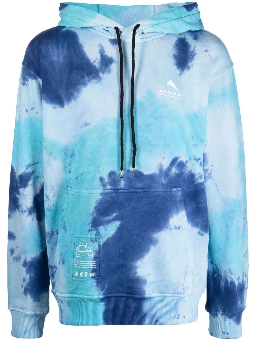 Mauna Kea tie dye Print Drawstring Hoodie Farfetch