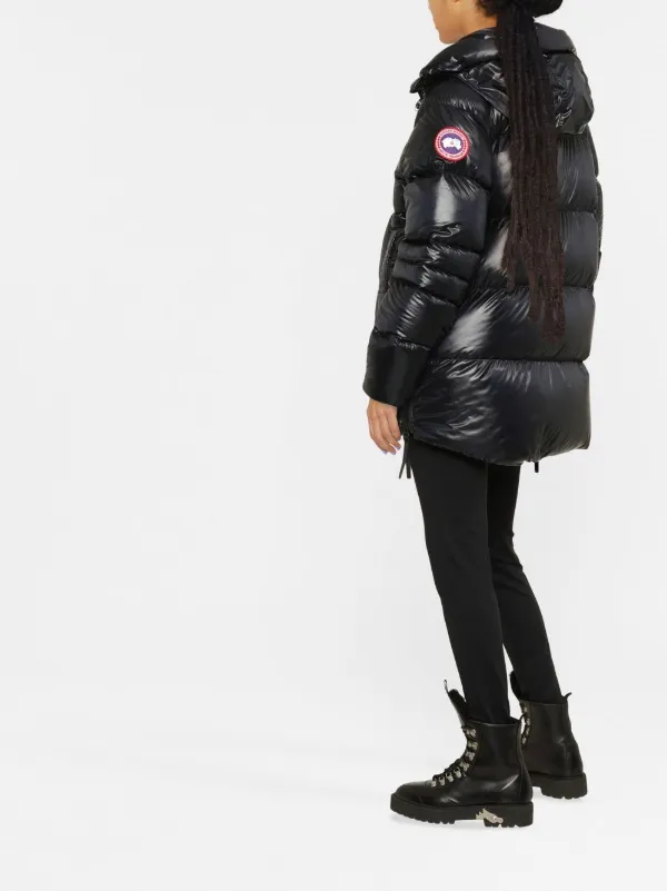 Canada Goose Cypress Puffer Coat Black FARFETCH