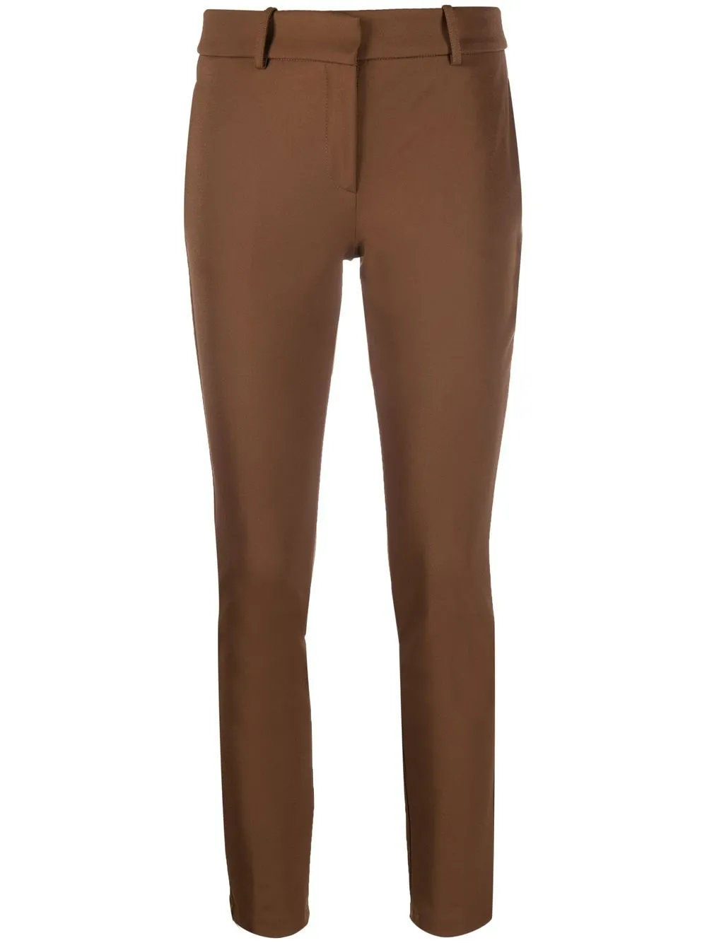 

ERMANNO FIRENZE slim-fit tailored trousers - Brown