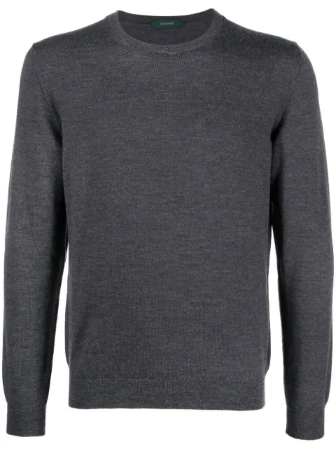 Zanone crew-neck fine-knit jumper