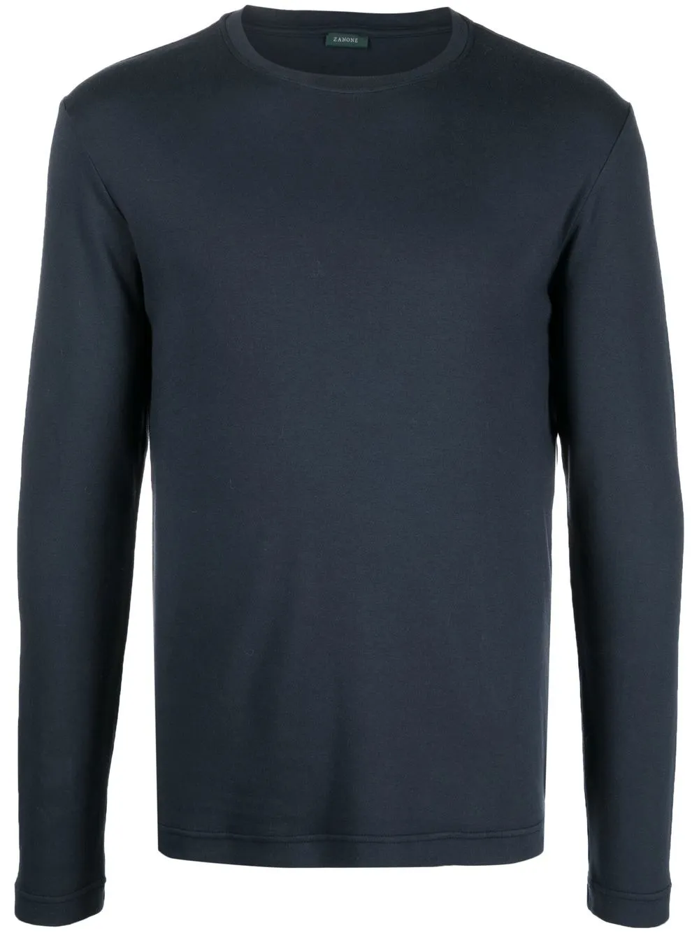 

Zanone crew-neck long-sleeve T-shirt - Blue