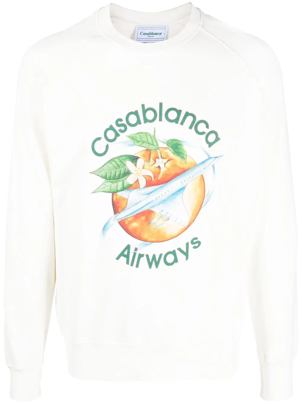 

Casablanca sudadera con cuello redondo - Blanco