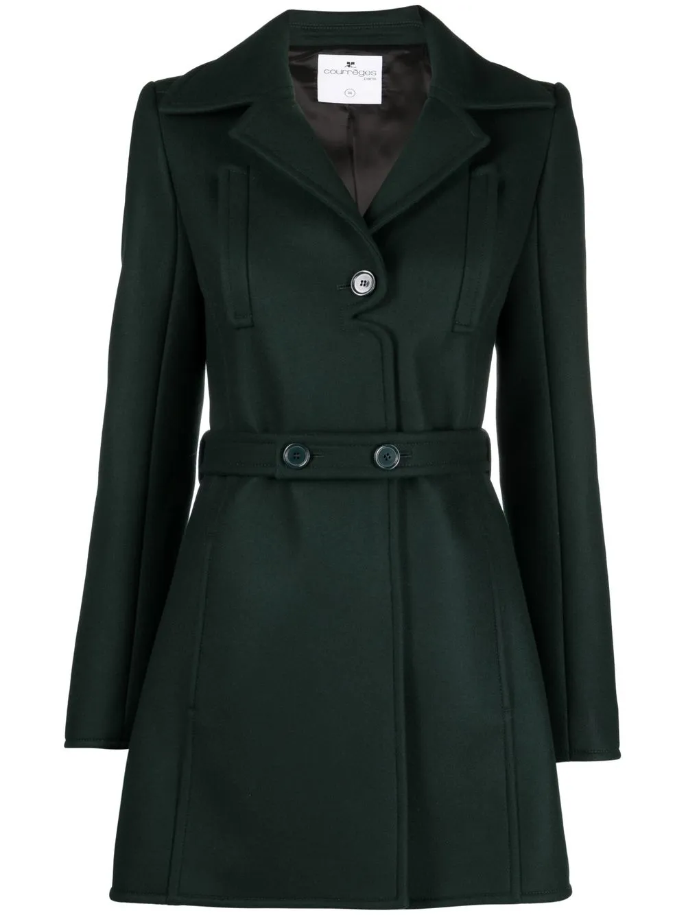 

Courrèges single-breasted jacket - Green